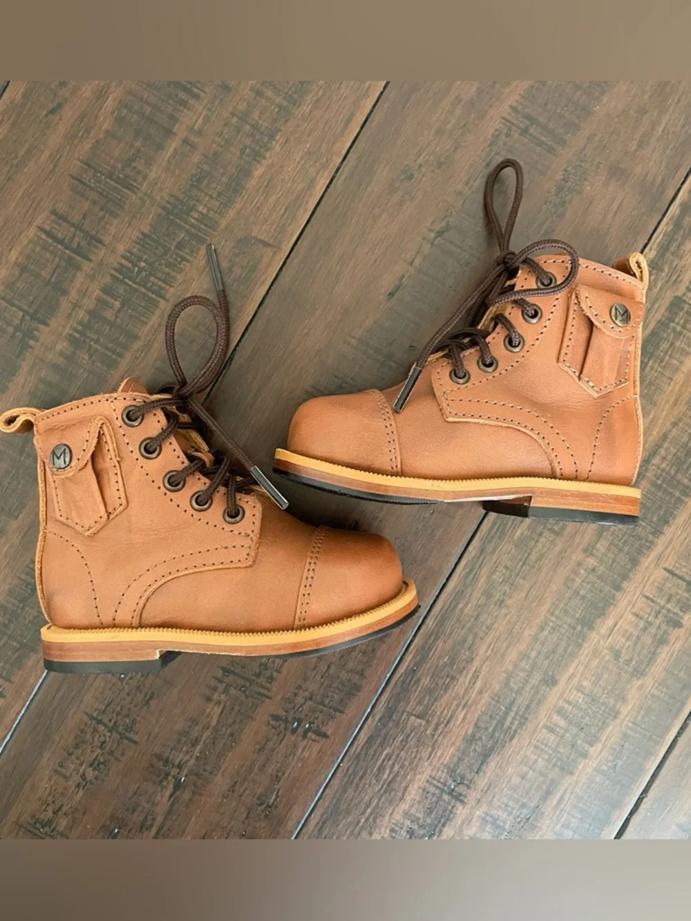 Mikoleon Heirloom Classic Brown Boots EU Size 20 | Toddler 4.5-5